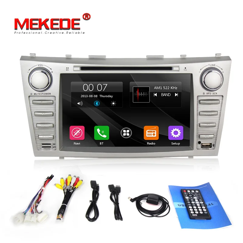 Flash Deal MEKEDE free shipping  Car GPS Navigation multimedia player For Toyota Camry 2007 2008 2009 2010 Head Unit Car Stereo radio BT 5