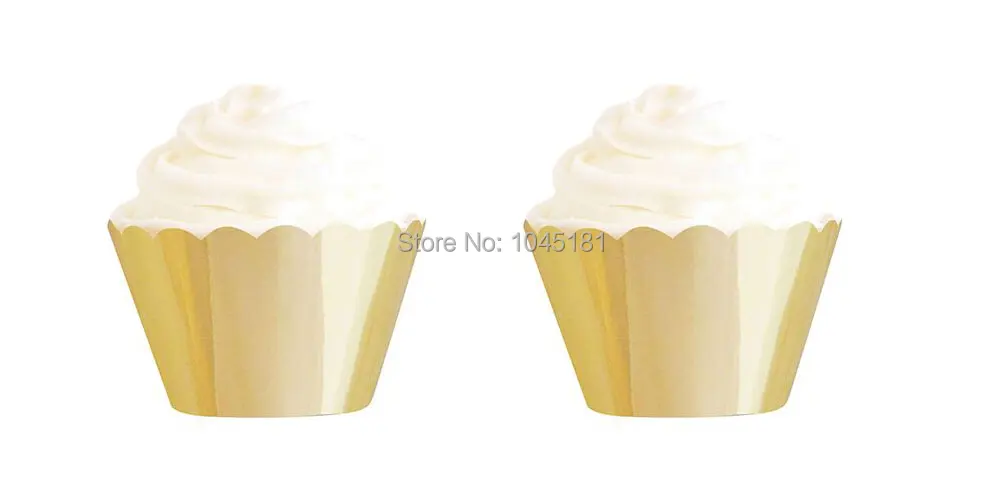 gold-cupcake-wrappers