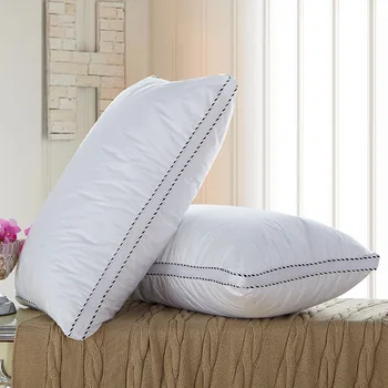 

3D Anti Mite Bed pillows,Size 48x74cm x 10cm height,1000g weight Soft Bedding Pillow,Zero Pressure Neck body pillows White Color