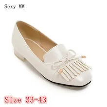 Обувь без застежки женские туфли-оксфорды на плоской платформе лоферы на плоской подошве женская повседневная обувь высокое качество, большие размеры 33-40, 41, 42, 43