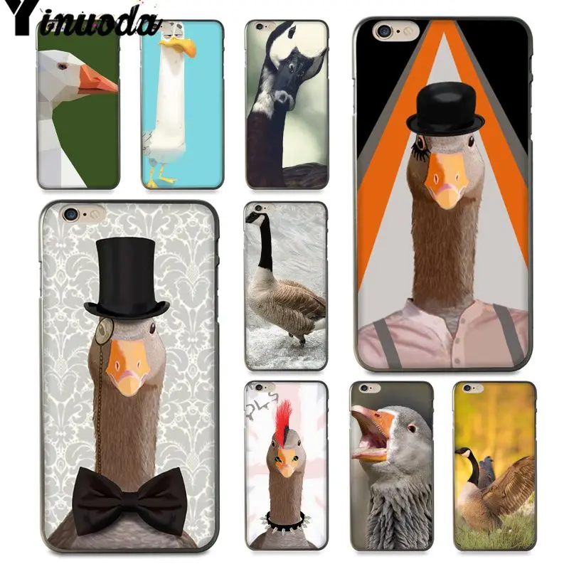 

Yinuoda Cartoon Clockwork Orange Canada Goose animal Phone Case for iPhone X 8 7 6 6S Plus X 5 5S SE 5C11 11pro 11promax