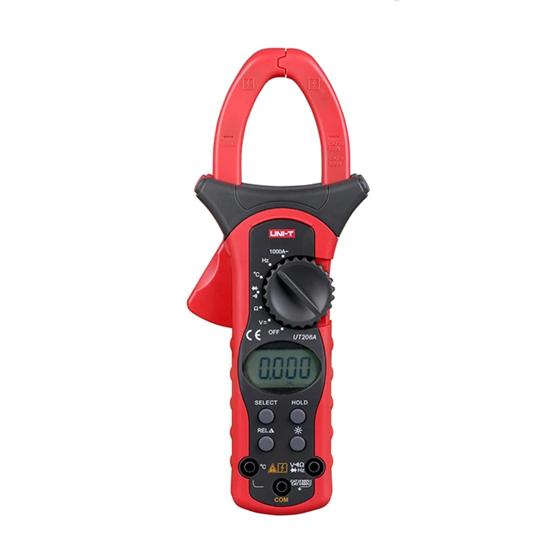 1000A Digital Clamp Meters UNI T UT206A Multimeter Voltage Current