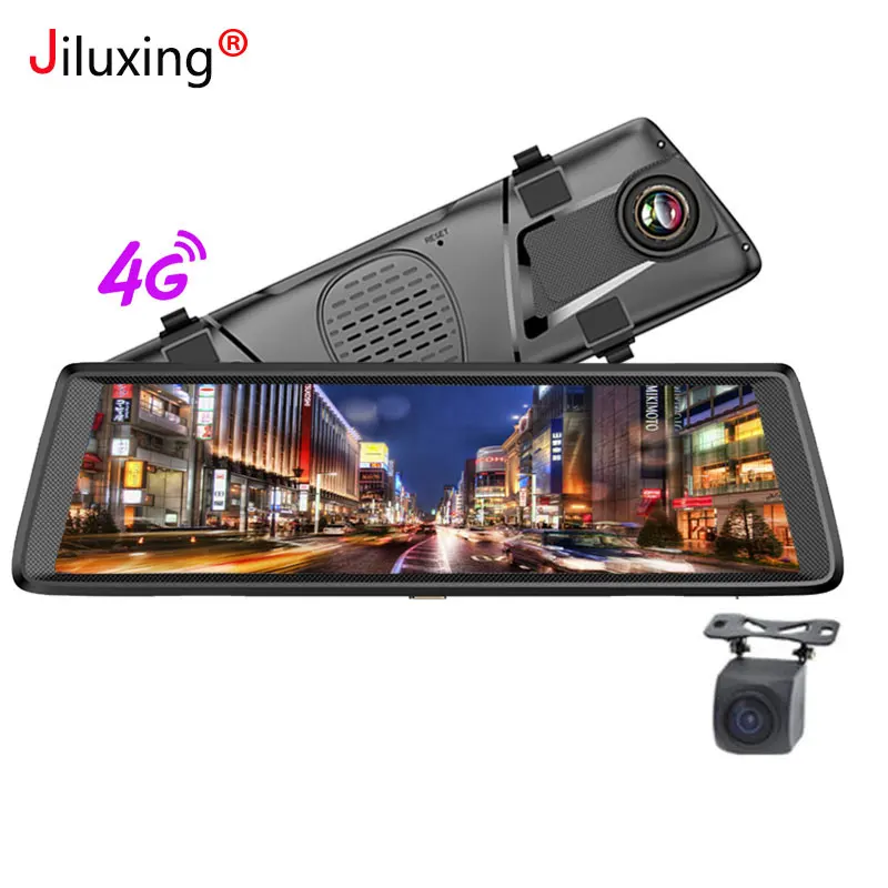 

4G 10" car dvrs 1080p Car camera Android mirror GPS navigation WIFI ADAS Bluetooth Video Recorder Dash Cam Dual Lens Rearview