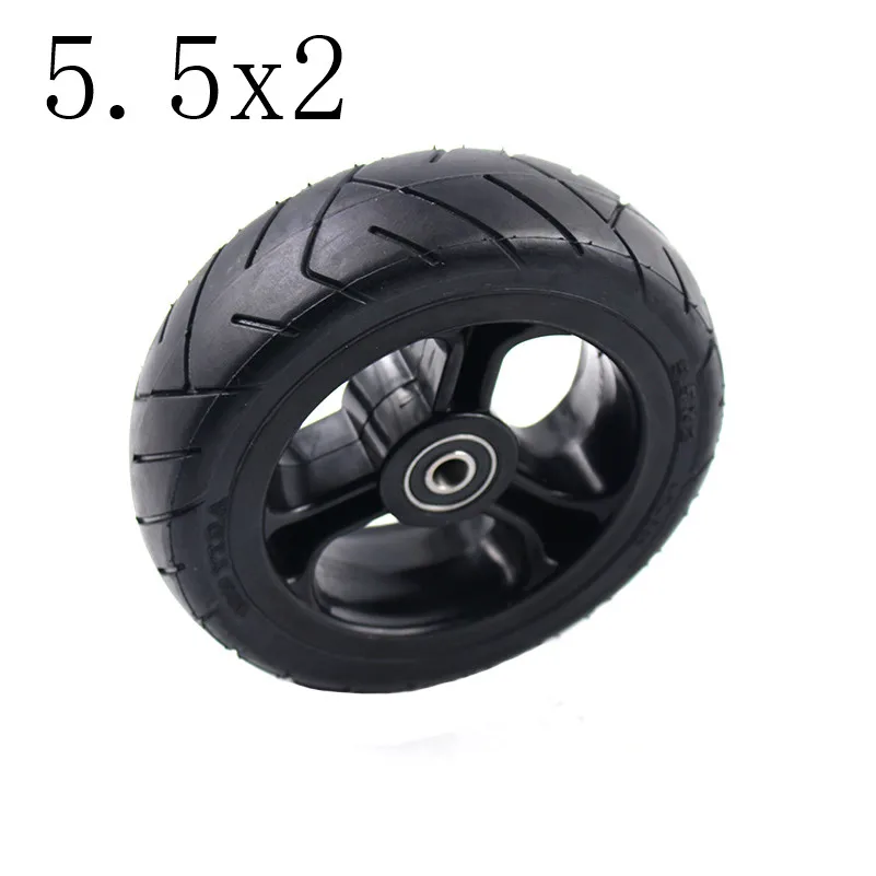 5,5X2 дюймов колеса твердые шины для Jackhot углеродного волокна скутер Fastwheel F0 Электрический Скут шины Долли gocart