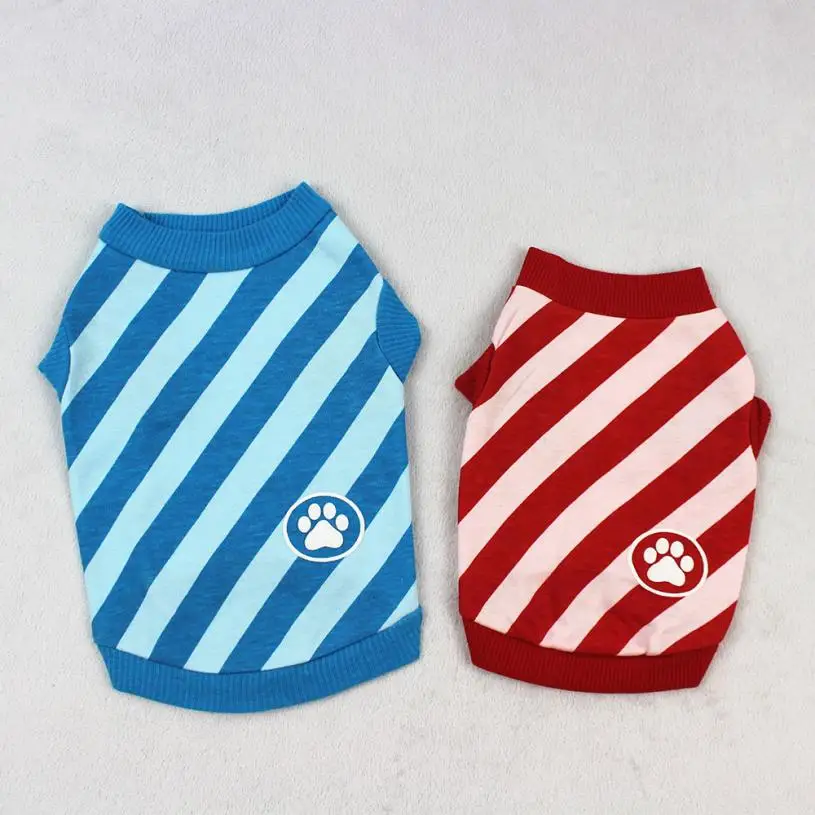 MOLAVE Dog Vest Dog Clothing Cotton Vest Puppy Costume Dog Clothes For