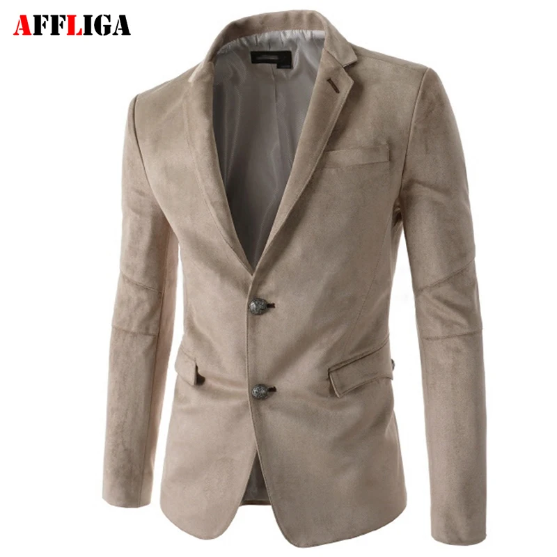 New Brand Autumn Suit Blazer Men Fashion Slim Fit Male Suits Jacket Casual Solid Color Masculine