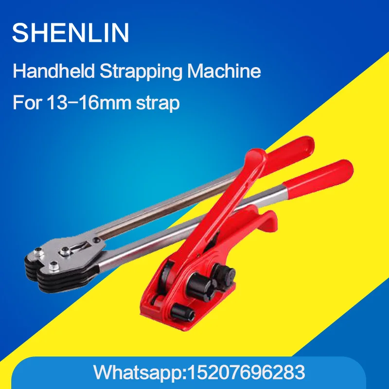 

Carton banding machine manual strapping tool PP PET straps durable hand strapper 6/8'' hand held packaging tension wheel