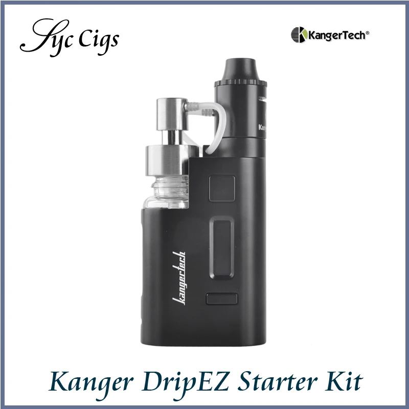 

Original Kanger DripEZ Starter Kit 80W with Pump Push RBA Drip Coil Kangertech DRIP EZ Vaporizer Elektronik Sigara Vape Kit