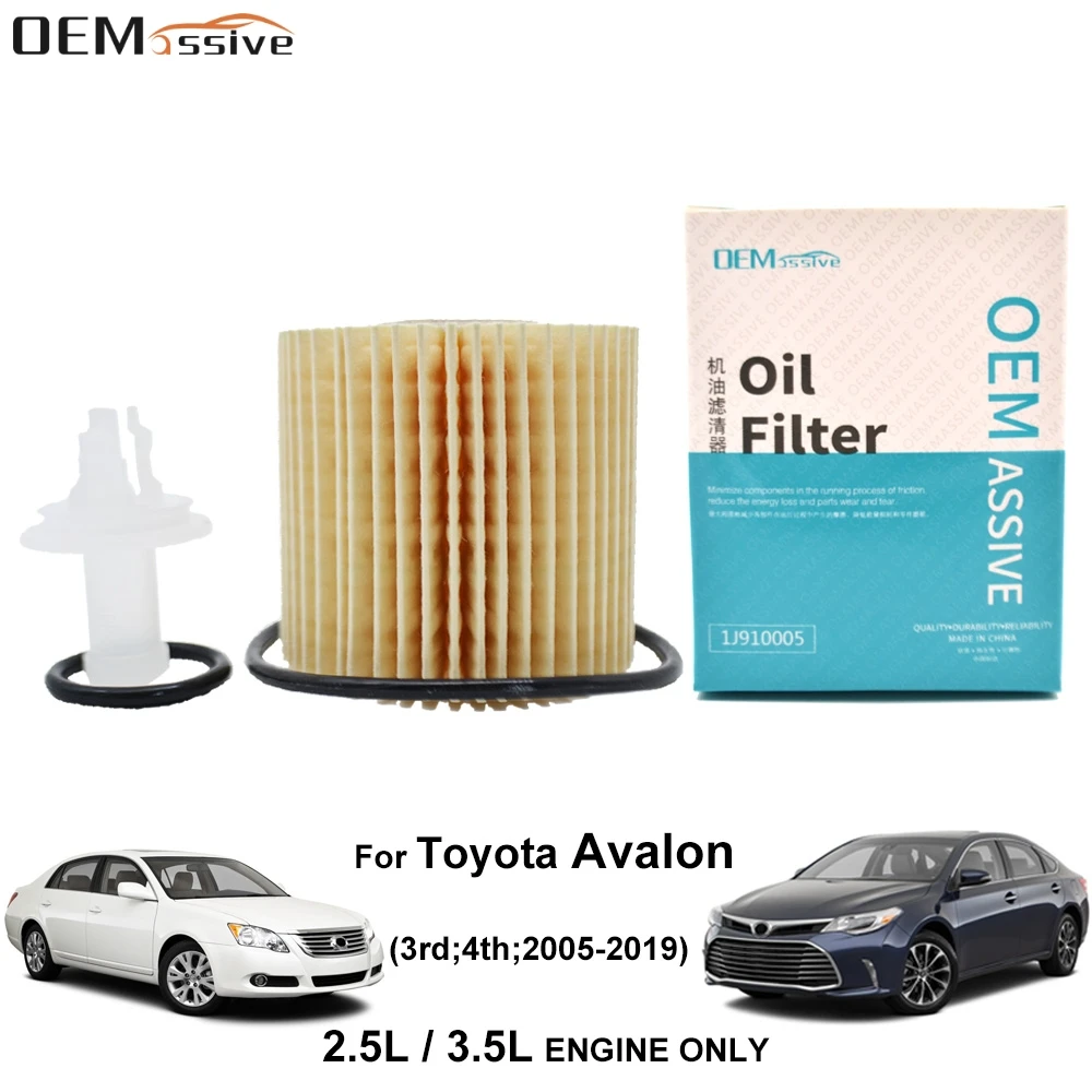 

For Toyota Avalon XX30 XX40 2011 2012 2013 2014 2015 2016 2017 2018 2019 2005-2010 4Cyl. / V6 Engine Only Oil Filter 04152-YZZA1