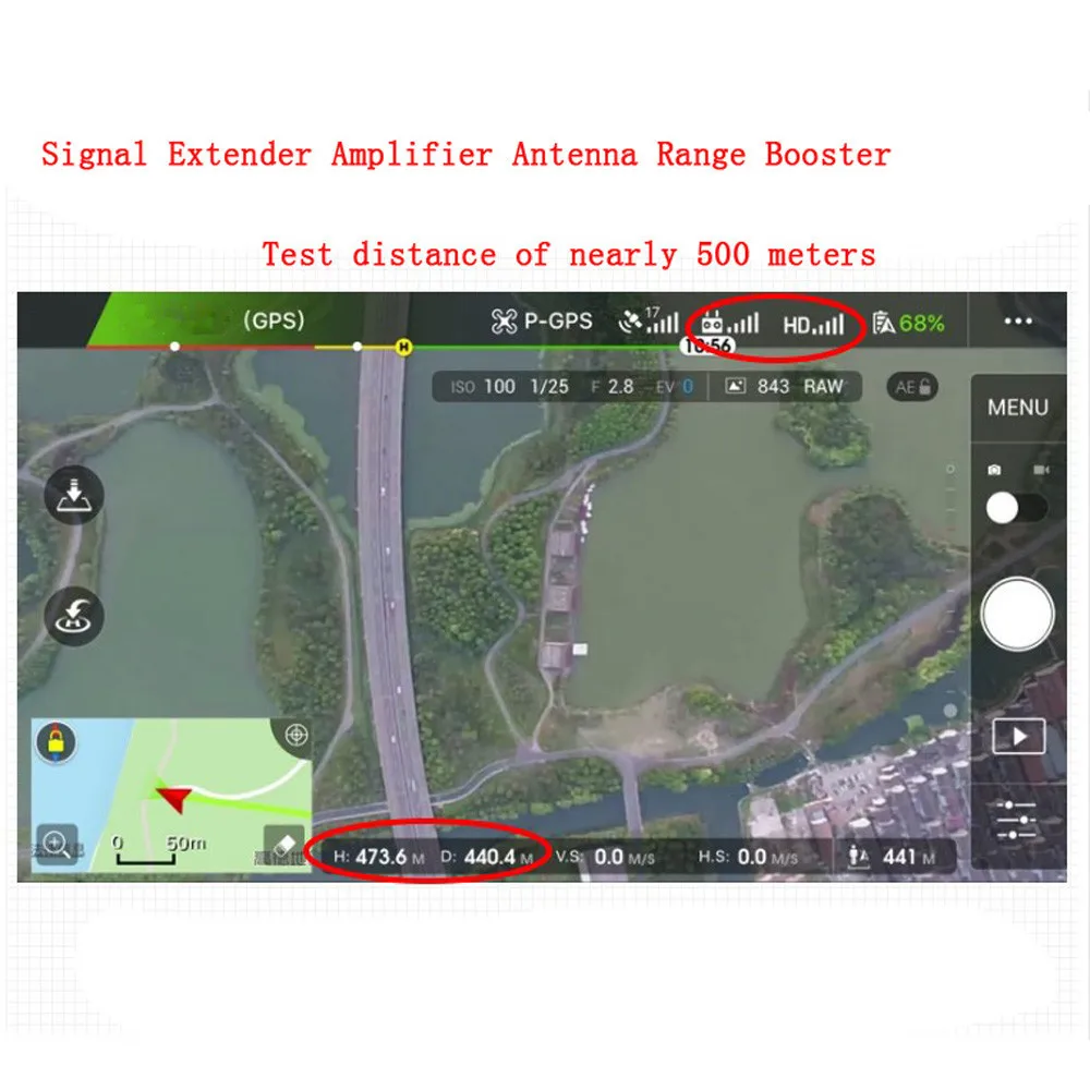 Mavic 2 Pro/Mavic Air пульт дистанционного управления антенна с усилением сигнала Усилитель диапазона расширитель для DJI Mavic Pro/Spark аксессуары