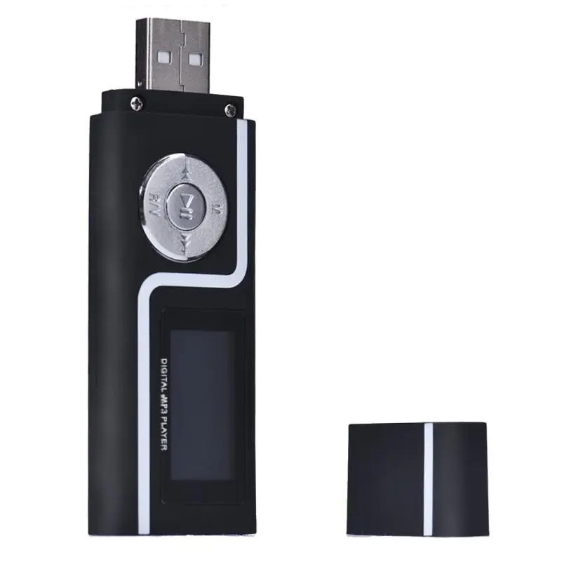 Широко используемый портативный плеер USB MP3 музыкальный плеер ЖК-экран Поддержка 16 ГБ TF Карта# Y - Цвет: Черный