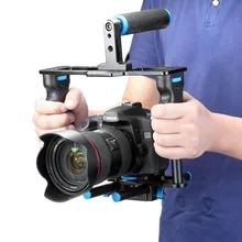 Neewer комплект для видеосъемки из алюминиевого сплава: видеосъемка+ ручка+ стержень для Canon 5D/700D/650DNikon D7200 DSLR