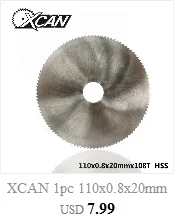 XCAN 1 шт. нож для циркулярной пилы 160 мм Диаметр 48/60/80T деревянный отрезной диск для резки акриловой Пластик карбида вольфрама TCT циркулярная дисковая пила