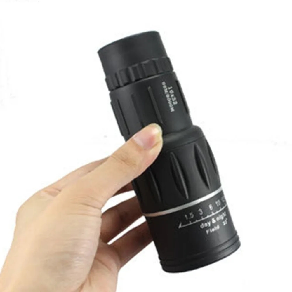 تلسكوب المزدوج التركيز الربيع كليب 16X52 الصيد أحادي التكبير السفر عالية الطاقة التكبير جودة مناظير أحادي