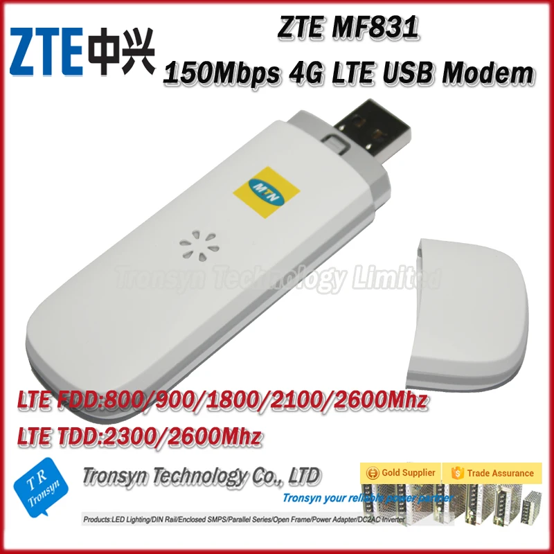 Новое поступление оригинальный разблокировать 150 Мбит/с ZTE mf831 4G LTE USB модем