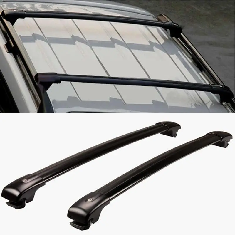 

Fit For Infiniti QX50/QX70/QX80 14-16 Black Cross Bar Roof Cargo Luggage Rack