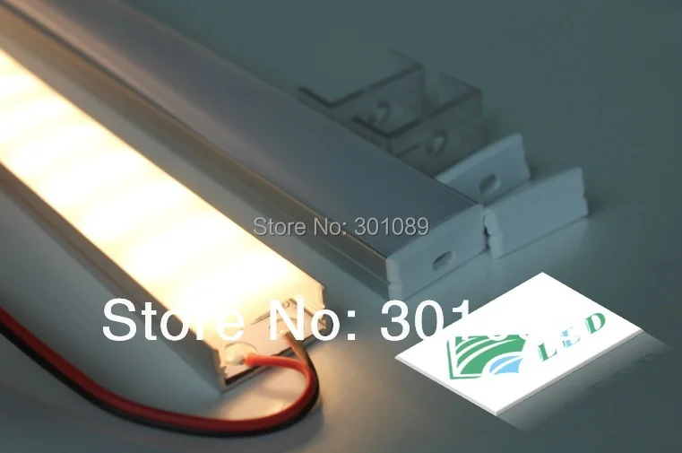 20 м (20 шт.) в партии 1 за штуку широкий алюминиевый профиль для светодиодных