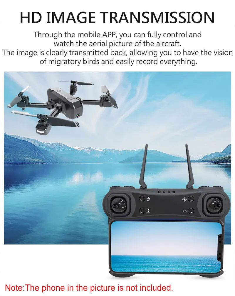 KF607 wifi FPV RC складной Дрон широкоугольный 1080P 4K HD камера Безголовый оптический поток давление, высота над уровнем моря удерживающий Квадрокоптер