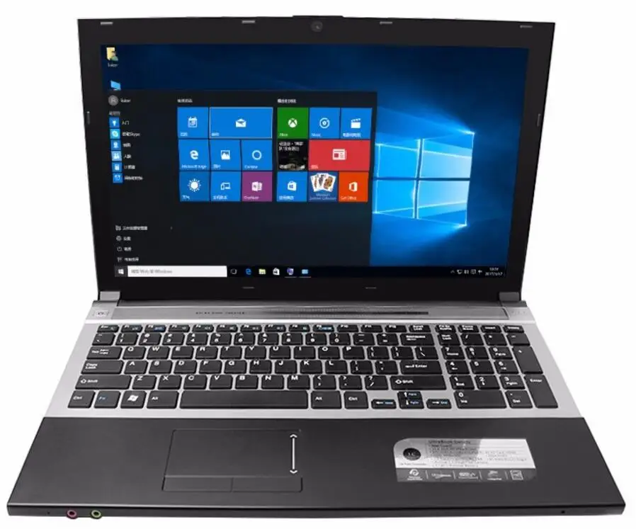 8 ГБ ОЗУ+ 60 Гб SSD и 320 Гб HDD Intel Core i7 cpu ноутбуки 15,6 дюймов HD 1920x1080P Windows 10 ноутбук с DVD-RW для офиса дома - Цвет: 8G-60G-320G i7 BLACK