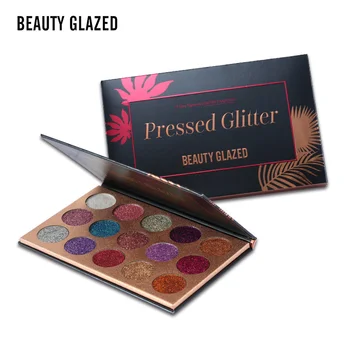 

Beauty Glazed 15 Colors Pressed Glitters Eyeshadow Pallete Eye Shadow Magnet Palette Cosmetics DHL Free