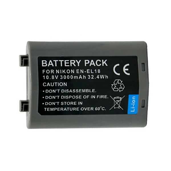 1pc 10.8V 3000mAh EN EL18 EN EL18 Rechargeable Digital Camera Battery