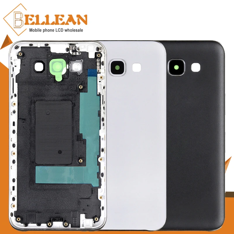 Catteny E700 Корпус задняя крышка Замена для Samsung Galaxy E7 батарея Задняя стеклянная крышка Задняя Дверь Корпус 10 шт