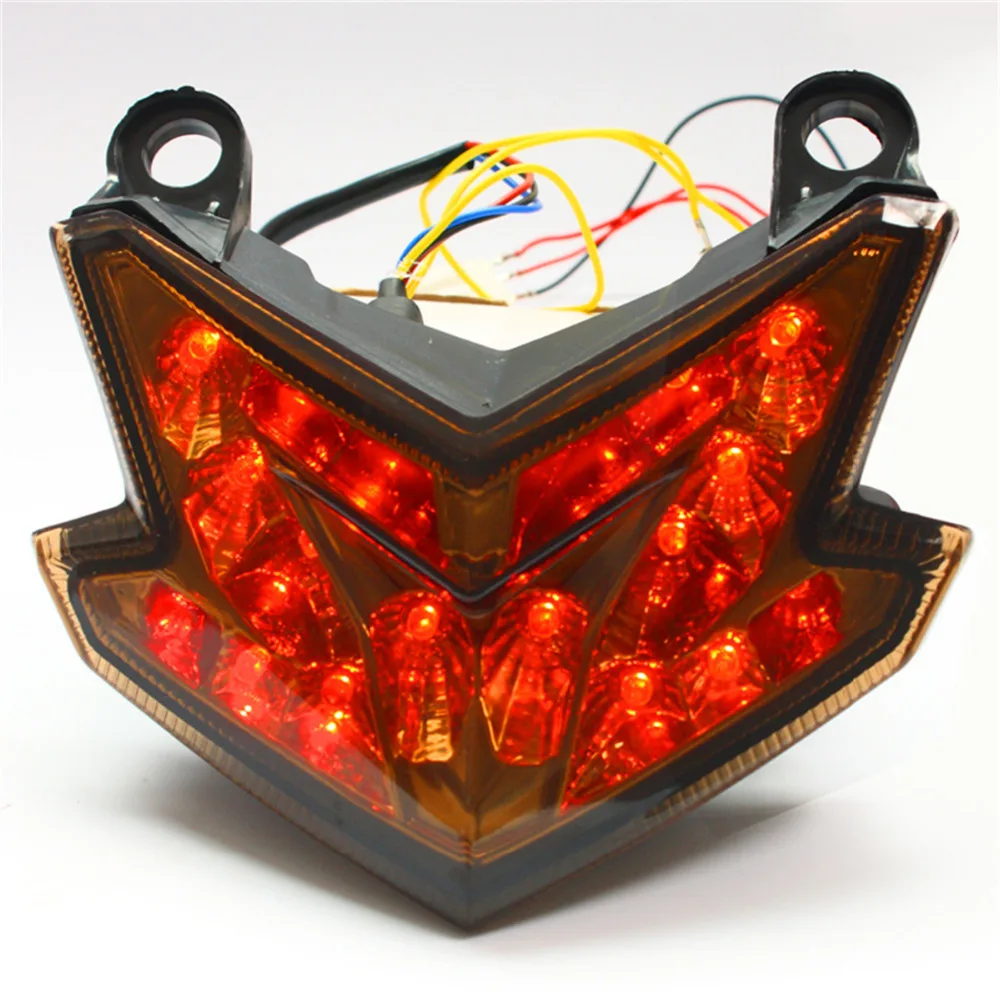 

KT Motorcycle Tail Light Brake Light 2013 2014 for Kawasaki ZX-6R ZX6R Z800 Turn Signal Tail Light SMOKE Motorcycle Accessories