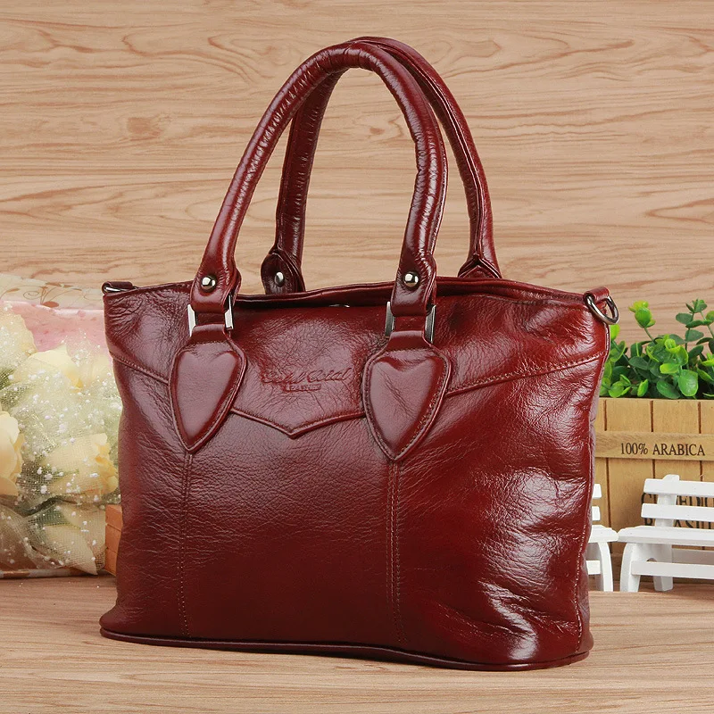 Women Genuine Leather Handbags Fashion Cow Leather Messenger Shoulder Bags Bolsas Feminina High