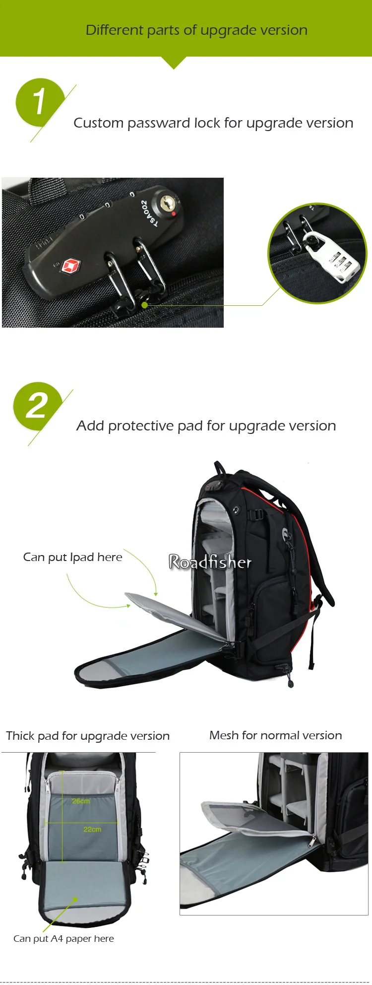 Camera backpack FL326-1