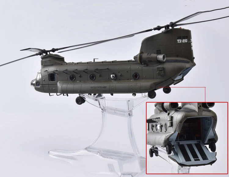 Детские игрушки 1/72 литые под давлением армейский зеленый Boeing CH-47 Chinook вертолет истребитель игрушка модель истребителя игрушка подарок для детей