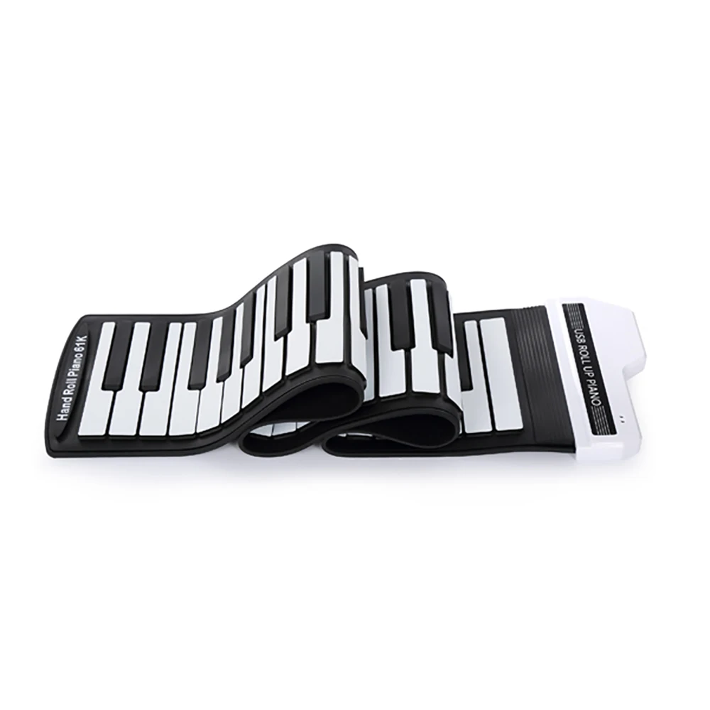 

HiFing 61/88 Keys Electronic Piano MIDI Keyboard Silicon Flexible USB Roll Up Piano Portable Foldable for Beginner Rechargeable