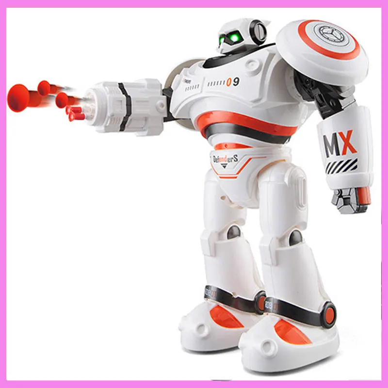 Intelligent Remote Control RC Fire Fighting Robot Boys Toy Defendor