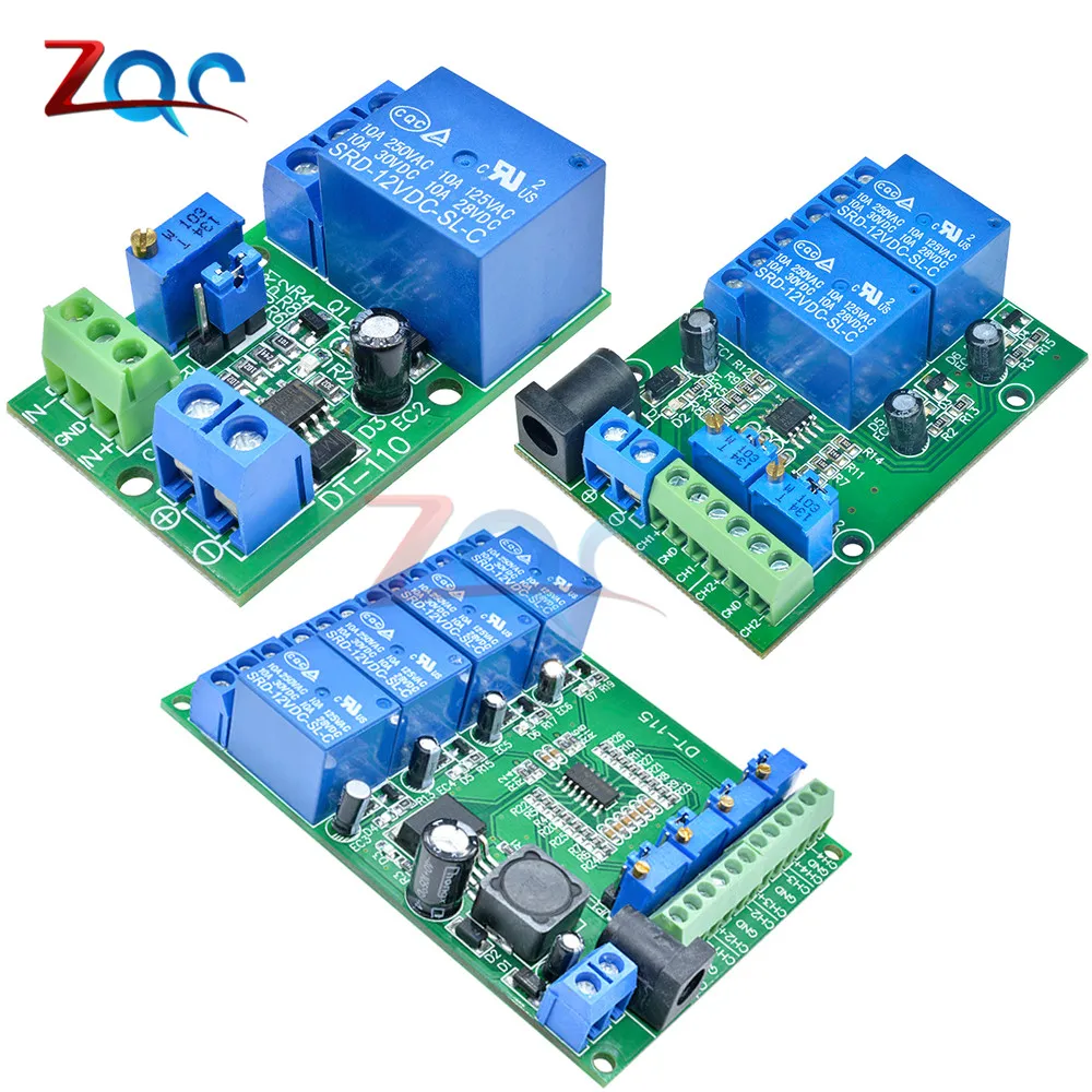 Stylish Voltage DC 5V/12V/24V 4 Channel Comparator Precise LM393 Module 