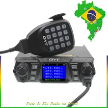 Корабль из Бразилии высокой мощности 75 Вт(VHF)/55 Вт(UHF) двухдиапазонный четырехдиапазонный резервный мобильный радио KT-980Plus автомобильный радиоприемник HAM KT980PLUS KT980 Plus
