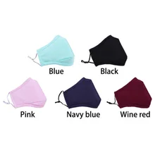 1 шт. Пылезащитная маска для рта и лица Анти-пыль Хлопок Стильный Анти-дымка рот-муфеля с фильтром вентиляция наружная крышка лица для женщин и мужчин