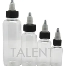 Бестселлер 120 мл/4 унции Премиум Качества ПЭТ& ABS твист пустая бутылочка для тату-чернил, татуировка бутылка с пигментом 10 шт/партия