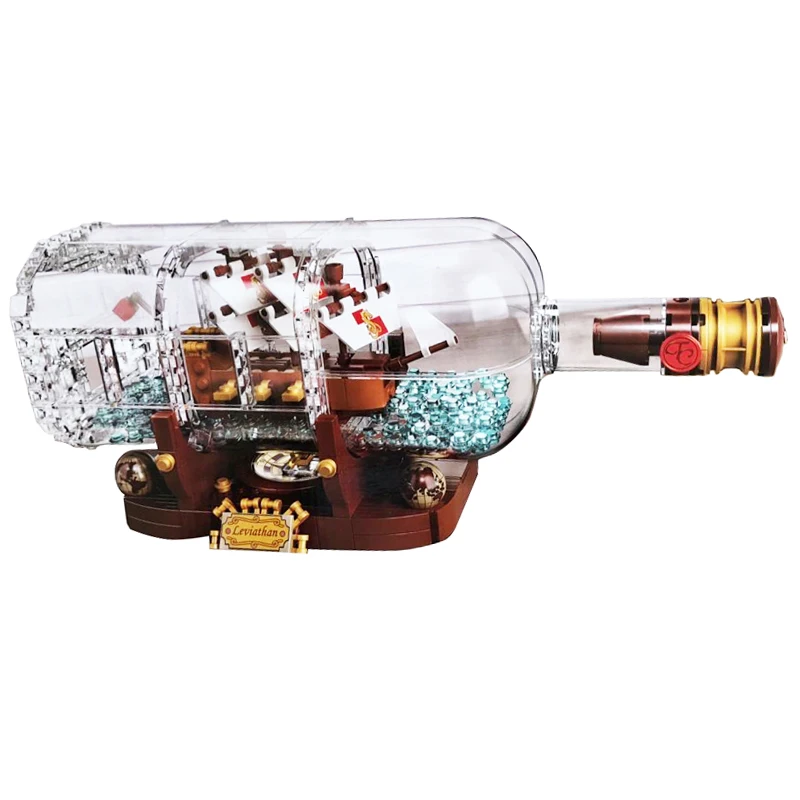

Pirates of the Caribbean Creative Series The Ship in the Bottle Building Blocks Kit Brick Toys