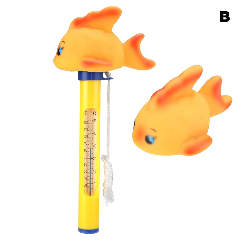 Newly Floating Pool Thermometer Cartoon Cute For Spa Bath Swimming Pools Hot Tub Fish Pond BN99 - Цвет: as picture 2