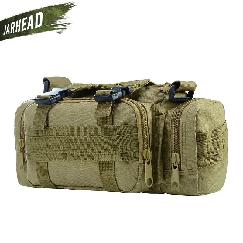  3L Tactical Bag Sport Bags 600D Waterproof Oxford Military Waist Pack Molle Outdoor Pouch Bag Durab