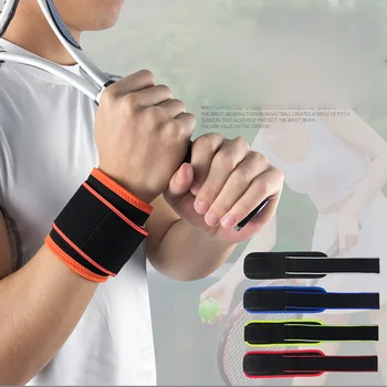 1 Pcs Elastische Polssteun Badminton Polsband Bandage Strap Tennis Pols Brace Protector Gewichtheffen Gym Training
