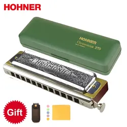 Hohner 270 хроматические губные гармоники супер хромоника 12 отверстий арфы рот органы Ключ C Музыкальные инструменты перламутровый гребень