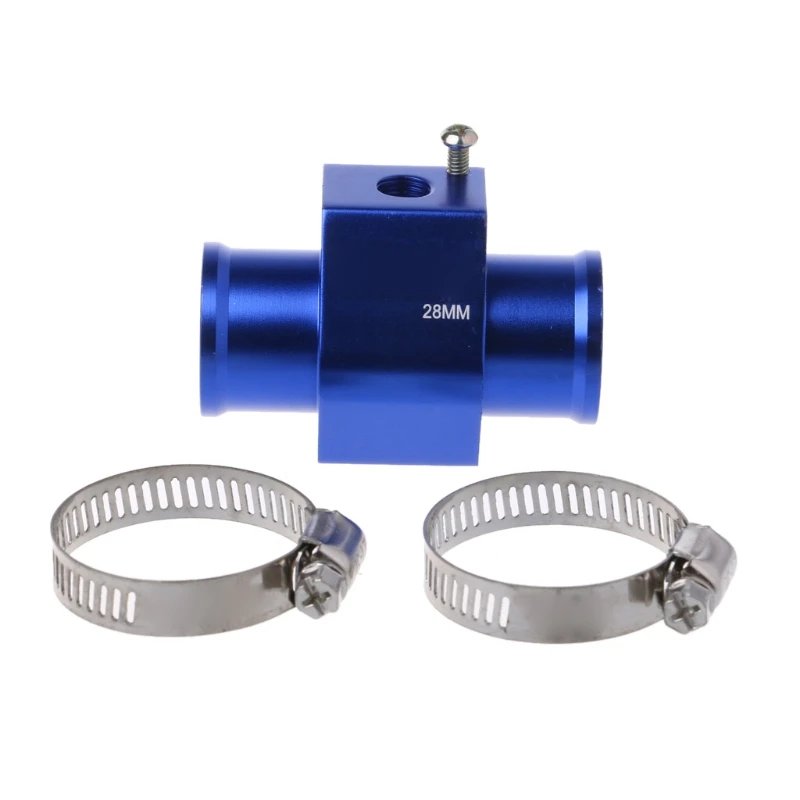 

OOTDTY Racing 26,28,30,32,34,36,38,40MM Blue Water Coolant Temperature Sensor Temp Gauge Adapter