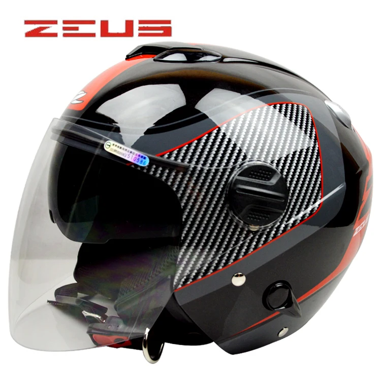 new brand ZEUS vintage motorcycle helmets retro Scooter helmet Double
