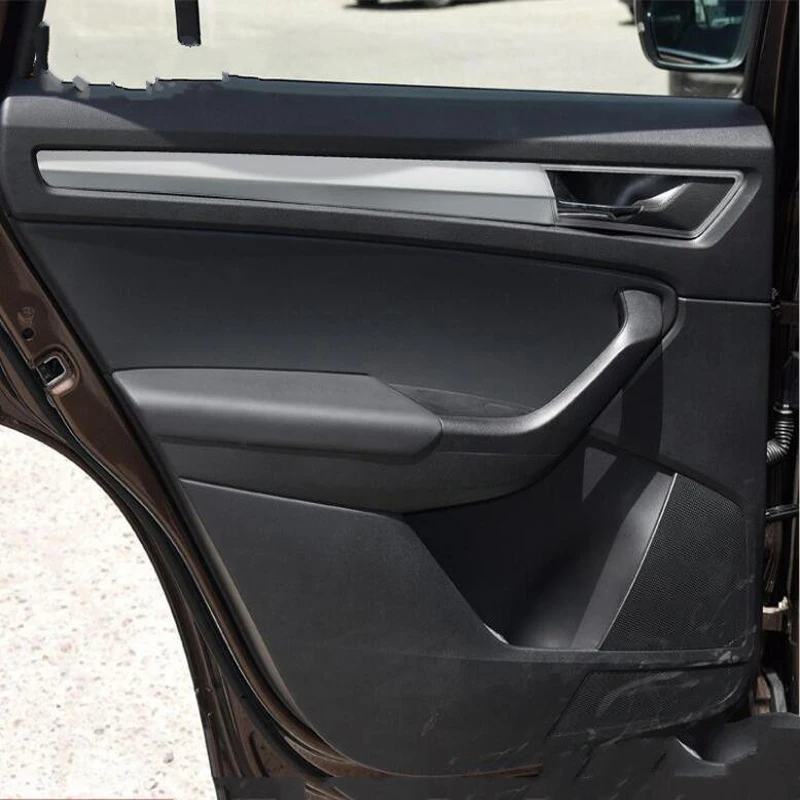 

Free Shipping For Skoda Kodiaq 2017 4PCS ABS Chrome Car Interior Door Handle Frame Cover Trim Molding Car Styling Accessories