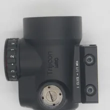 Черный Trijicon MRO Red Dot и ночного видения точка зрения оптический прицел тактический подходит 20 мм прицел крепление для охотничьей винтовки