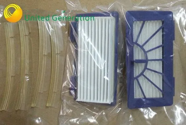 

Neato XV-21 Signature PRO 4pcs Brush Blade Squeegee + 2 hepa filter Replacement XV-11 XV-12 XV-14 XV-15 XV-21
