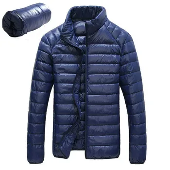 

New Men Autumn Winter Jacket Ultra Light 90% White Duck Down Jackets Casual Coat for Male Plus Size Down Parkas Garment Clothes