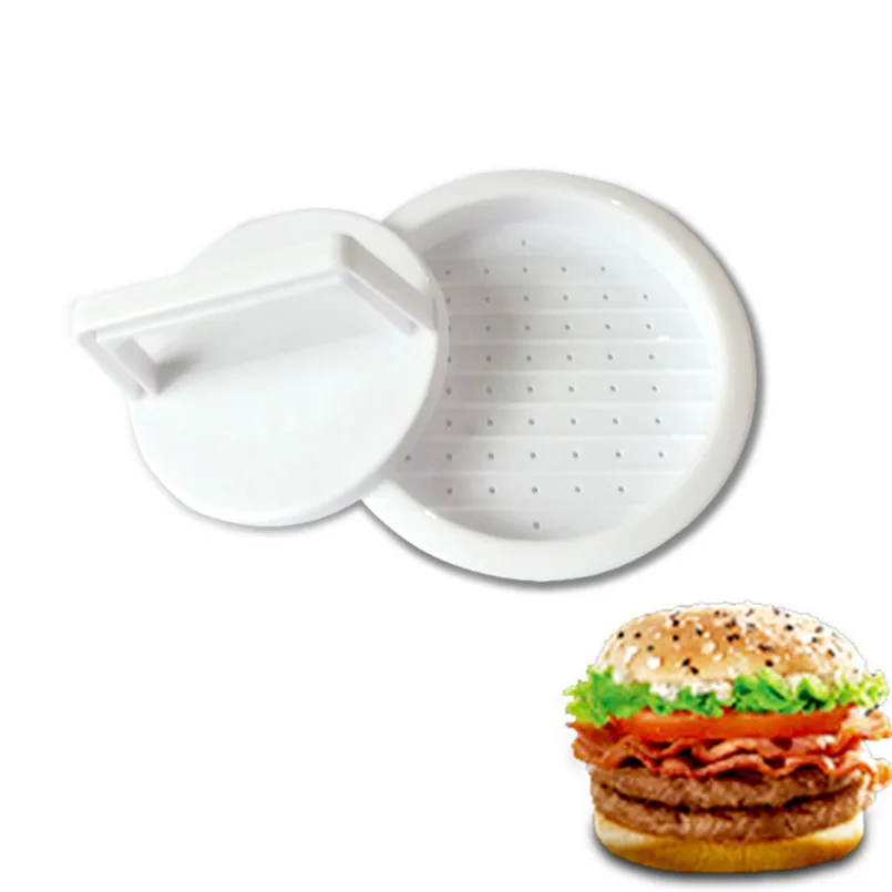 1 Set DIY Hamburger Meat Press Tool Plastic Patty Maker Mould Meat Beef