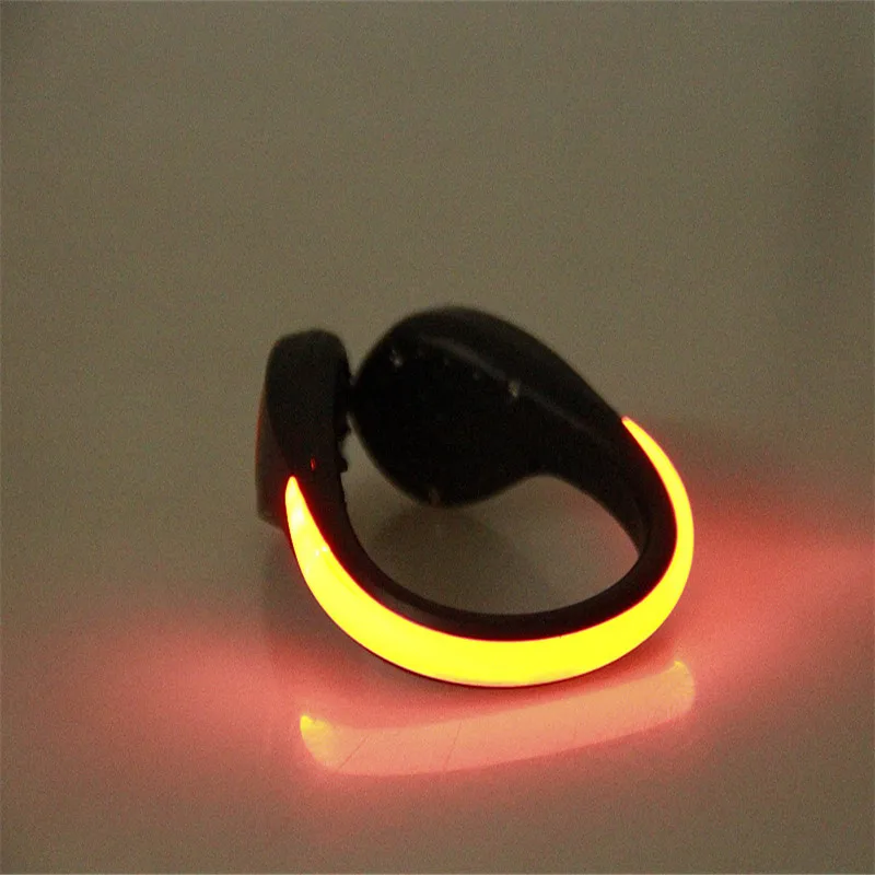 Top 1 Pcs Useful Outdoor Tool LED Luminous Shoe Clip Light Night Safety Warning LED Bright Flash Light for Running Cycling 5