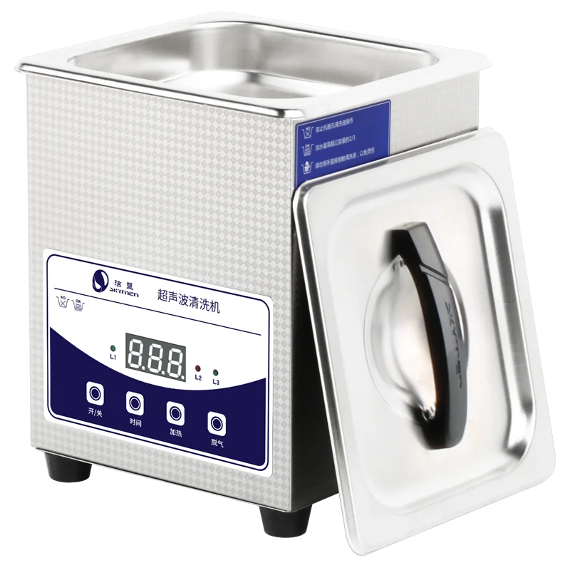 

Household Ultrasonic Cleaner One-touch Automatic Ultrasound Cleaner Heating Time Adjustable Ultrasonic Bath 2L Washing Machine